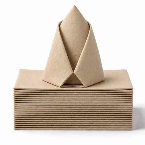 Beige Airlaid Napkin 2-ply