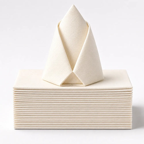 White Airlaid Napkin 2-ply