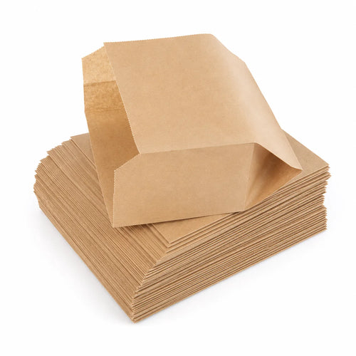 Kraft Paper Open Top Flat Bag
