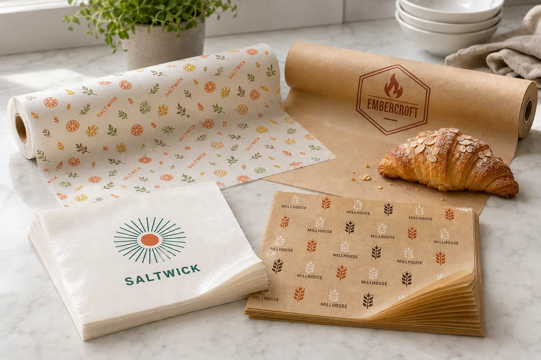 Custom Printed Greaseproof Paper with Your Logo: The Guide for Hospitality, Bakeries and Food Trucks