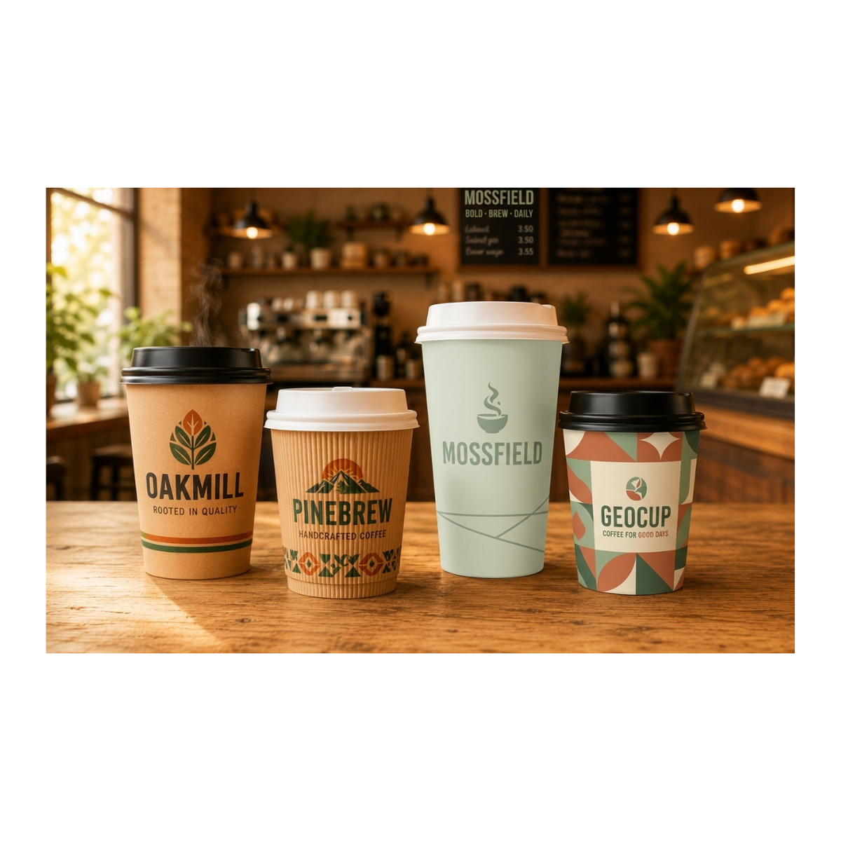 Custom printed cups with logo for beach clubs and events