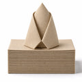 Premium Disposable Beige Airlaid Paper Dinner Napkin – 40x40cm | 2 Ply, 1/8 Fold, Soft & Absorbent