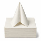 Premium Disposable White Airlaid Paper Dinner Napkin – 40x40cm | 1/8 Fold, Soft & Absorbent
