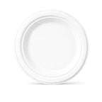 Eco Friendly Bagasse Round Plate - 23 cm