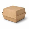 Milieuvriendelijke Wegwerp Bruine Kraftpapieren Burgerbox – 12,7 x 12,7 x 8,9 cm