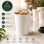 Eco Friendly 12 oz Disposable Round Cold Drink Paper Cup – 340 ml