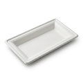Eco-Friendly Bagasse Rectangular Food Tray – 26 × 13 × 2 cm
