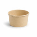 Eco-Friendly 5 oz Disposable Bamboo Paper Ice Cream Cup – 150 ml | 8.6 x 7.3 x 4.5 cm