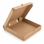 Eco-Friendly 14 Inch Disposable Brown Kraft Paper Pizza Box – 36 x 36 x 4.5 cm