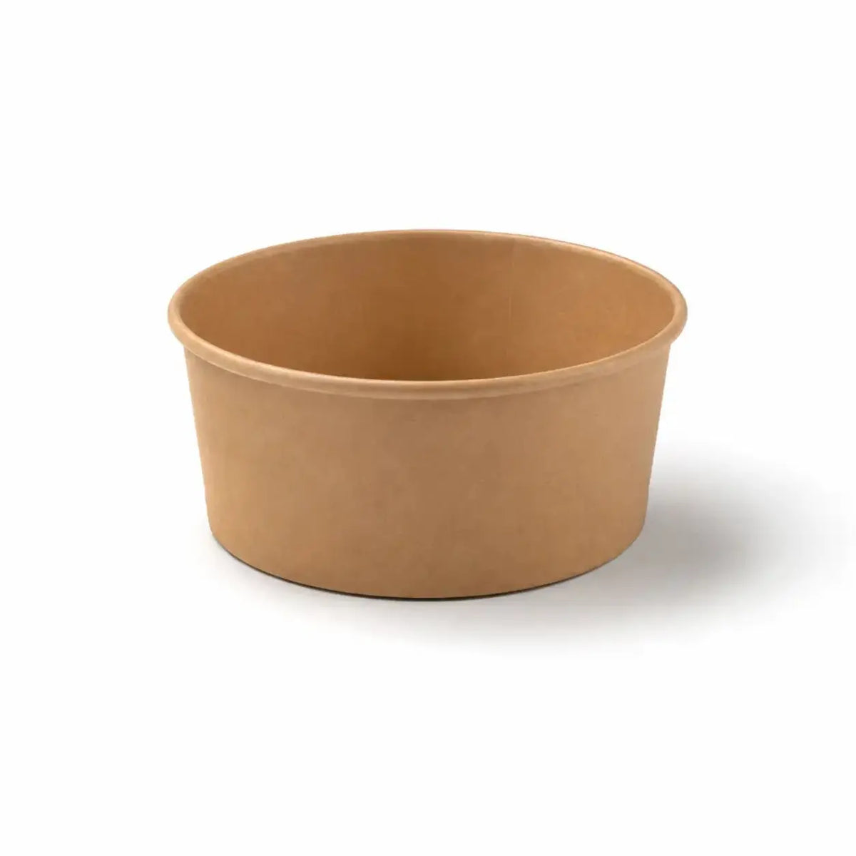 Eco-Friendly 32 oz Disposable Kraft Paper Salad Bowl – 1000 ml | 14.8 x 12.9 x 7.8 cm