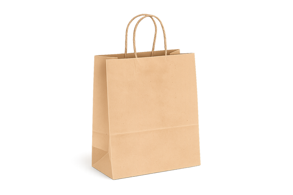 300×170×305mm Large Twist Handle Kraft Paper Bags